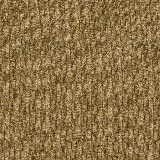 Tessuto maglia coste piatte curry