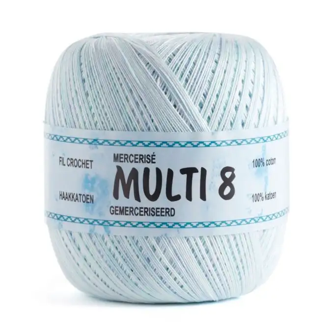 Gomitolo 100 gr cotone da uncinetto bayadère col 36