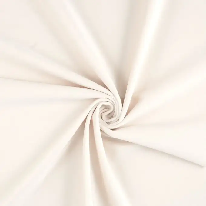 Tessuto velluto liscio bianco Dickens