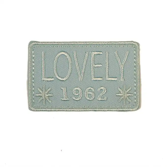 Ecusson termoadesivo Lovely 1962 blu