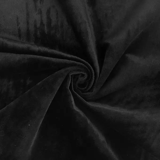 Tessuto velluto nero