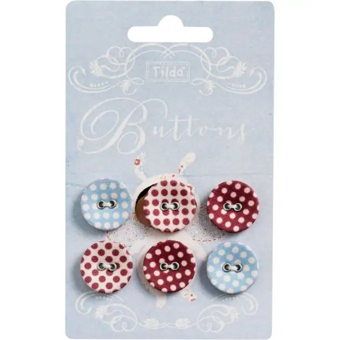 Bottoni in tessuto Tilda Sweetheart
