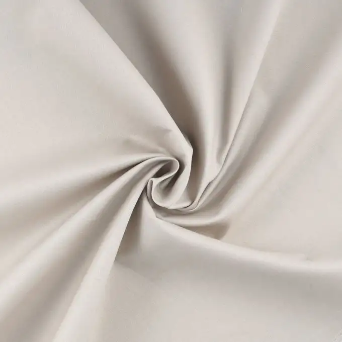 Tessuto raso cotone tinta unita lino