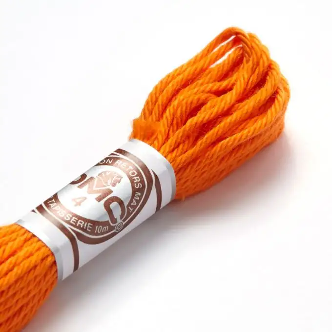 Filo da ricamo ritorto opaco giallo arancione - COL 2947
