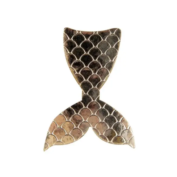 Ecusson termoadesivo sirena argento