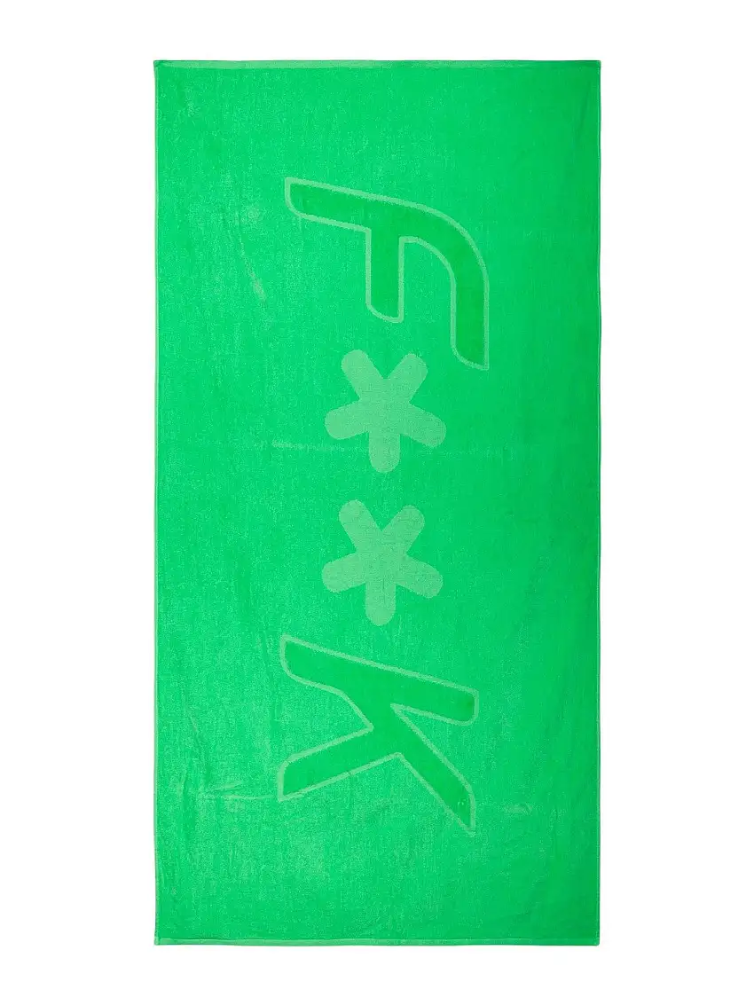 F**K Women's Beach Towel FK24-A270GN Green