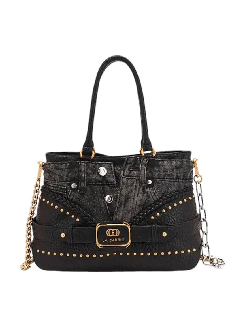 LA CARRIE Women's Bag 142M-ER-151-TSJ BLA Black