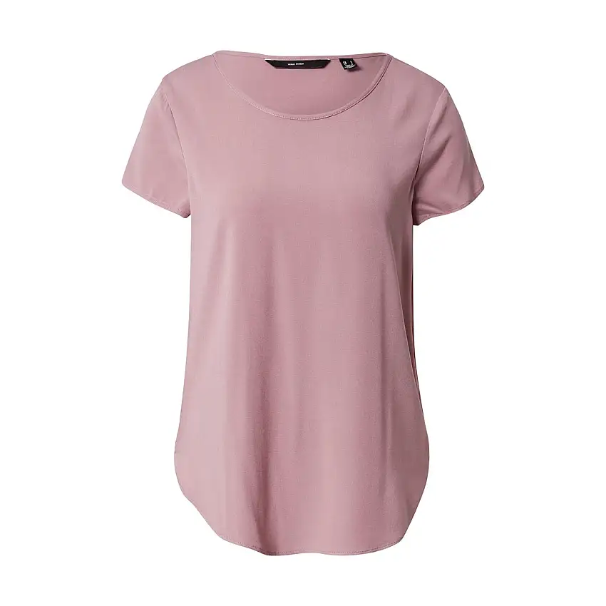 T-shirt donna tinta unita Vero Moda Becca Plain Wvn