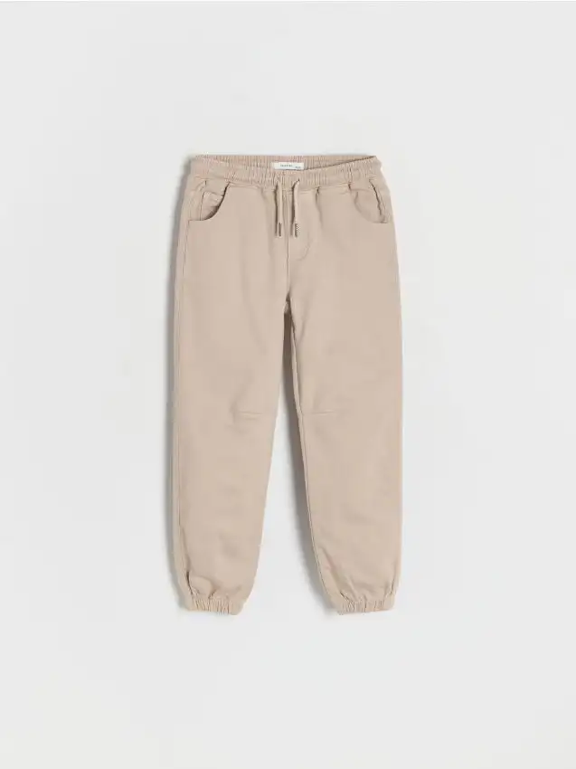 Joggers elasticizzati Colore beige