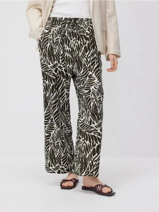 Pantaloni palazzo Colore multicolore