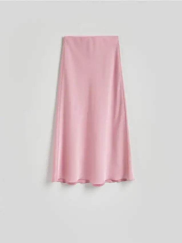 Satin maxi dress Colore rosa