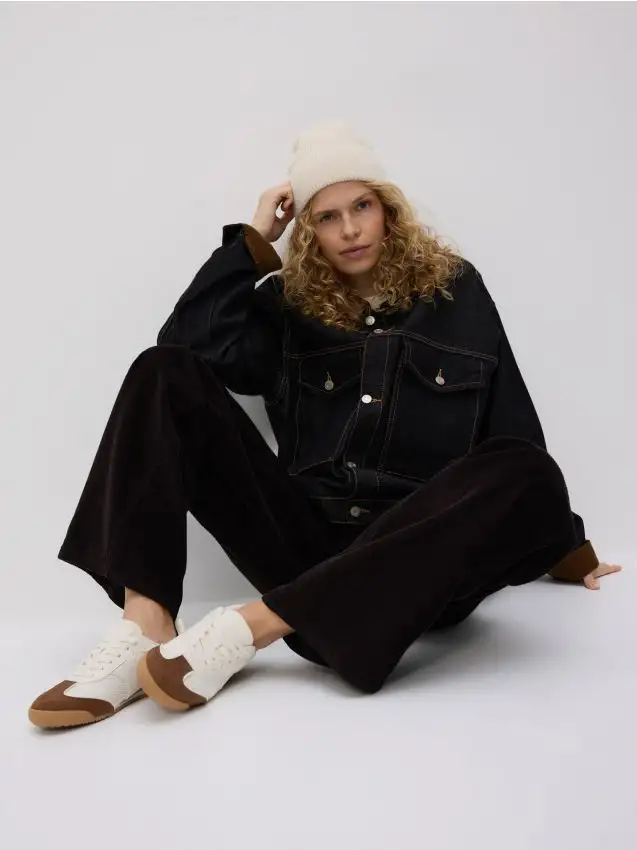 Sneakers con elementi a contrasto Colore multicolore