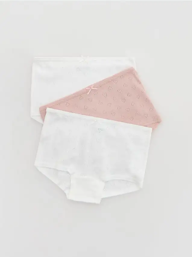 3 paia di slip in cotone Colore multicolore