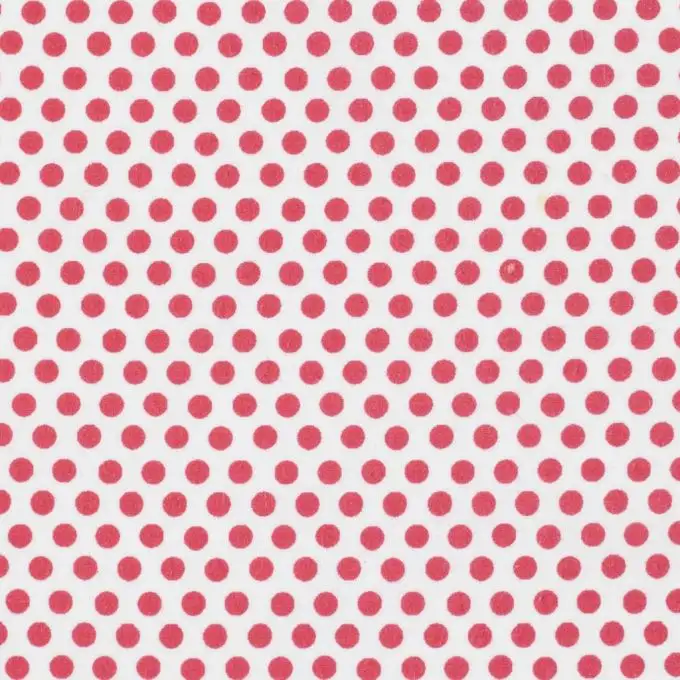 Tessuto di cotone a pois