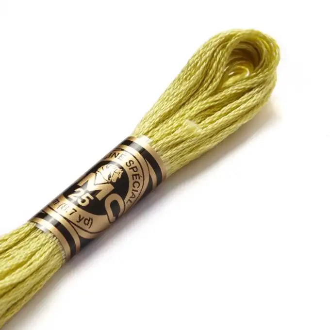 Filo mouliné da ricamo - Toni verdi - COL 165