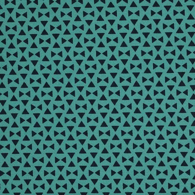 Tessuto twill triangoli turchesi