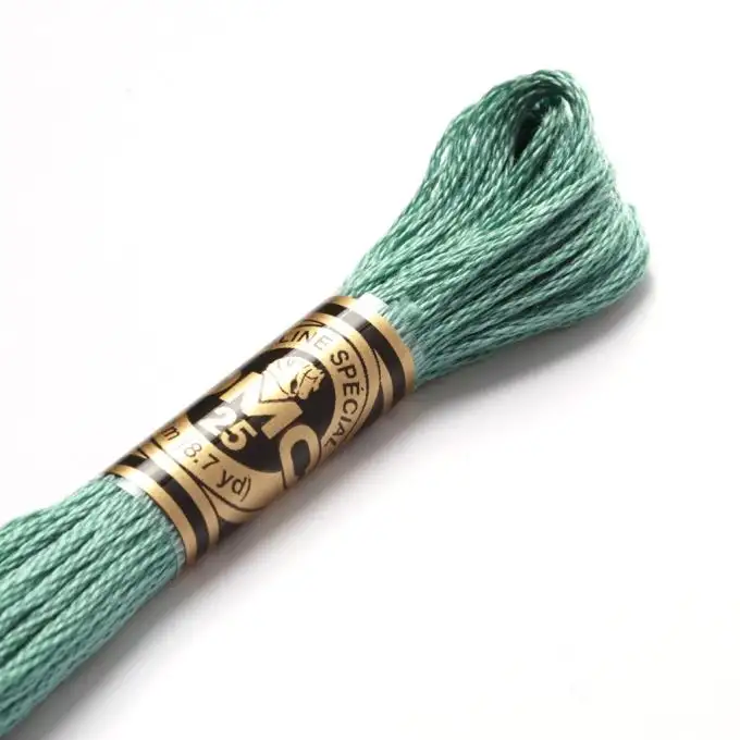Filo mouliné da ricamo - Toni verdi - COL 3816