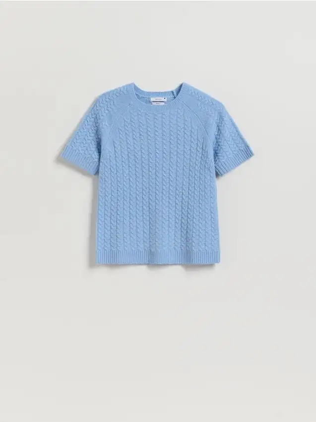 Maglione in lana Colore azzurro
