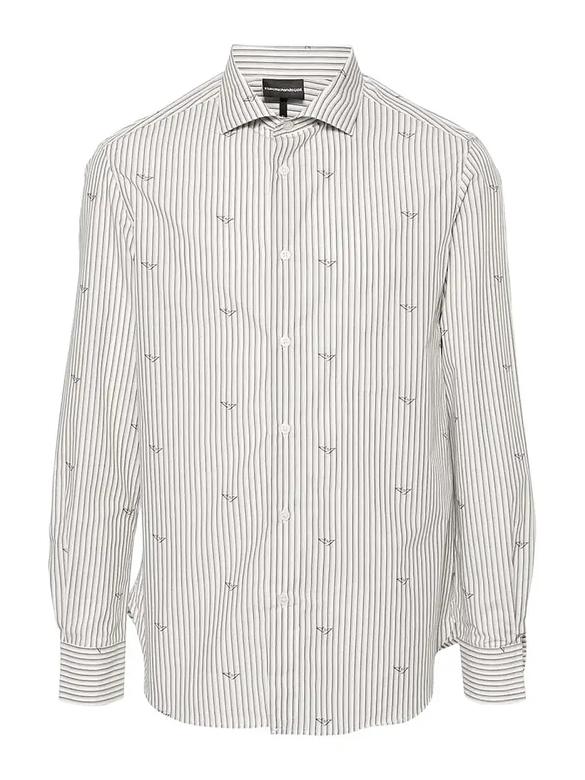 EMPORIO ARMANI Men's Shirt 3D1C86 1K3LZ F1H0 Grey