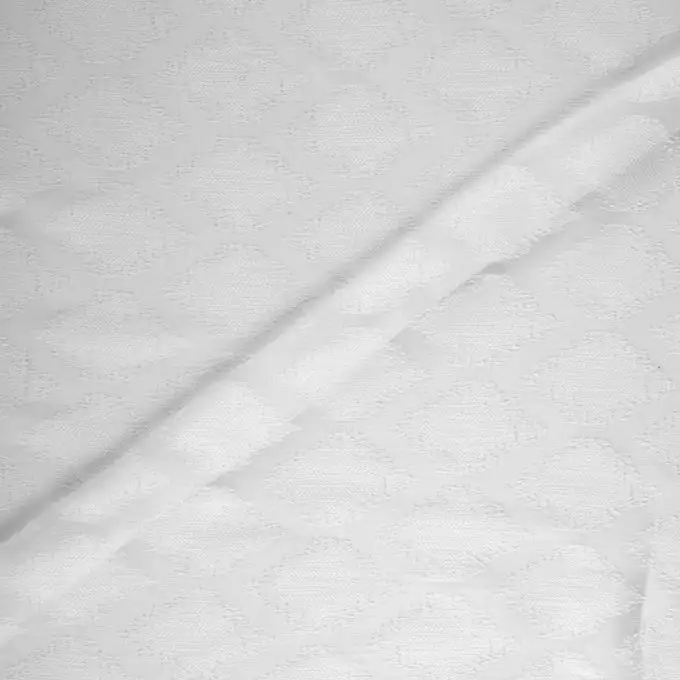 Tessuto velo losanghe ecru