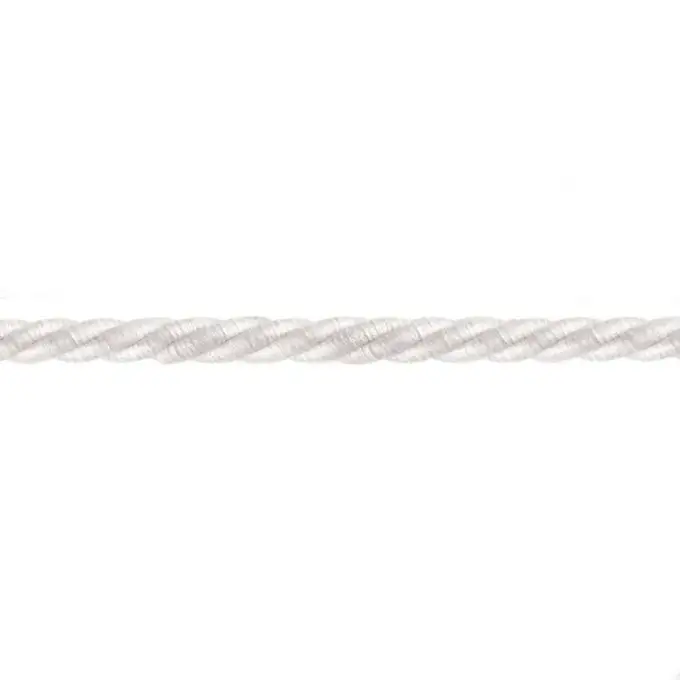 Cordone intrecciato opaco ecru 4 mm