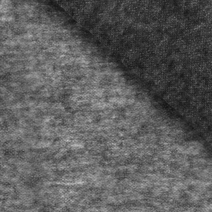 Intertela termoadesiva in feltro grigio