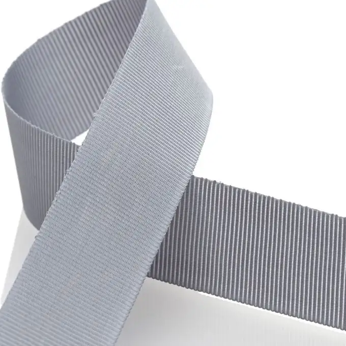 Nastro gros grain cappello - Grigio chiaro