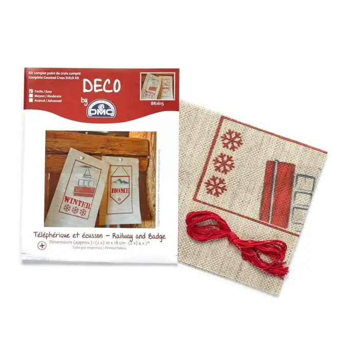 Kit punto croce funivia e stemma