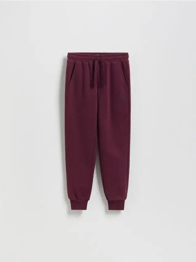 Joggers in misto cotone Colore maroon