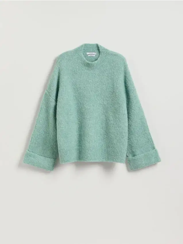 Maglione in misto lana Colore turchese chiaro