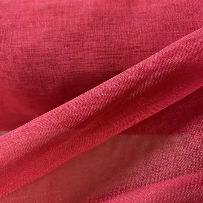 Tessuto velo piombato Cocktail rosa fucsia - 300 cm