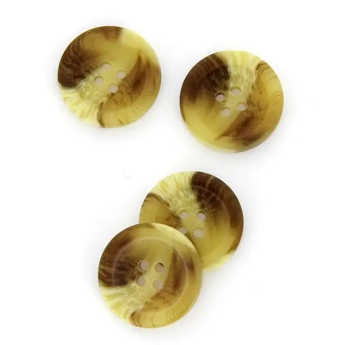 bottoni beige marmorizzato 23 mm