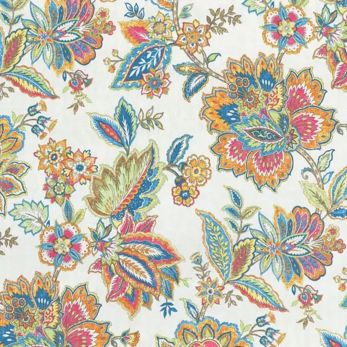 Tessuto popeline rivestito Jacobean