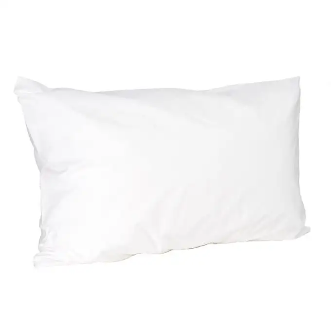 Federa rettangolare percalle cotone bianco