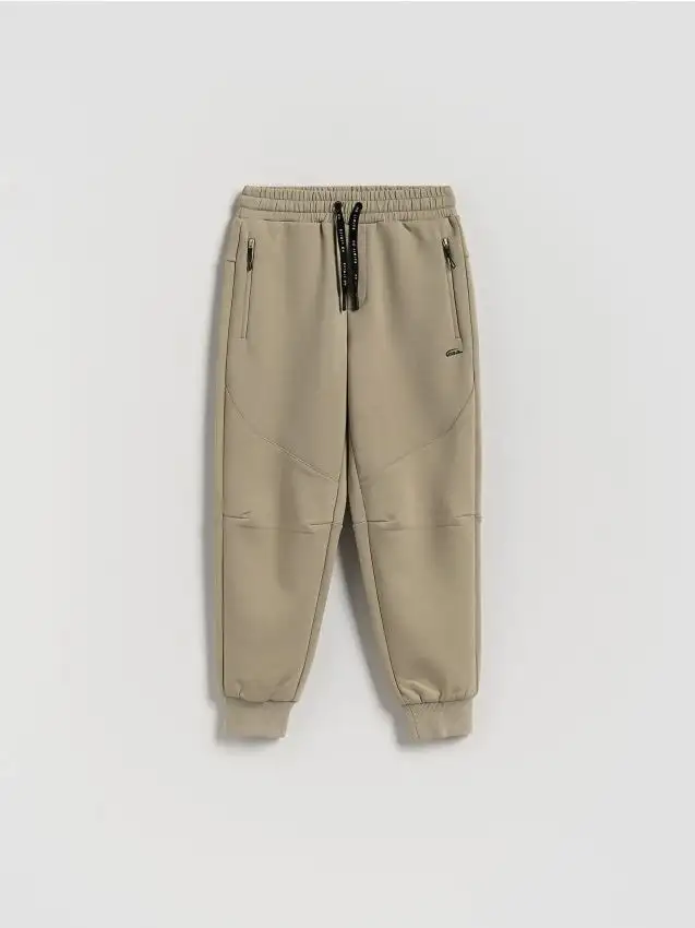 Pantaloni in jersey Colore verde oliva chiaro