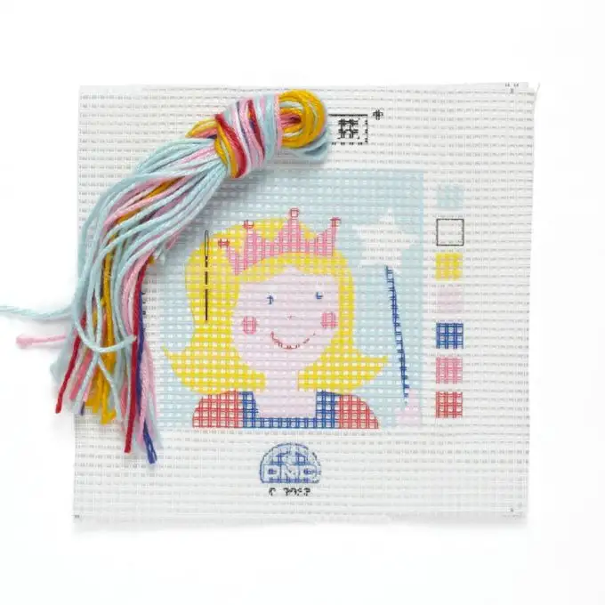 Kit tela aida grandi fori principessa