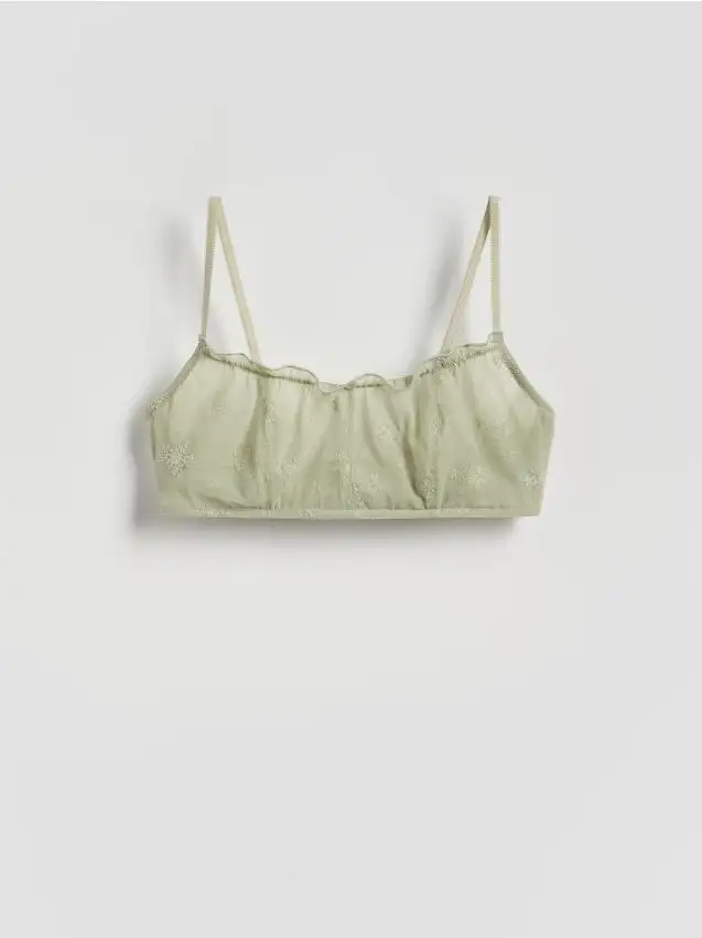 Reggiseno morbido Colore verde chiaro