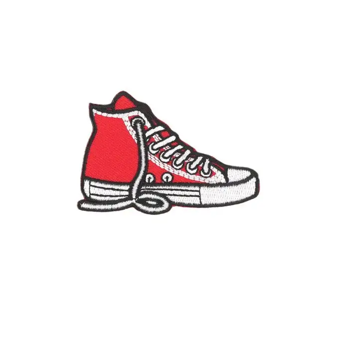 Toppa termoadesiva scarpa rossa