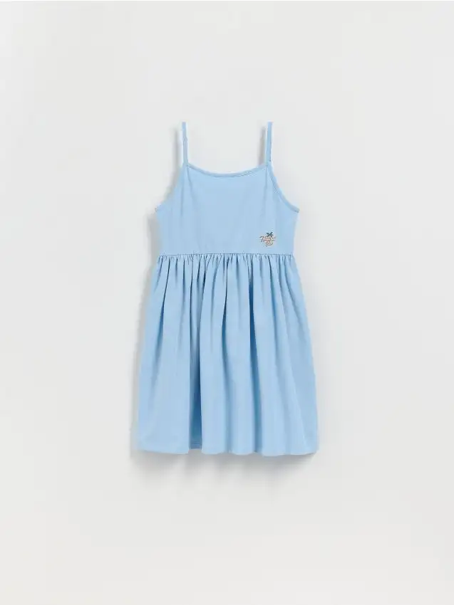 Vestito con spalline Colore blu pallido