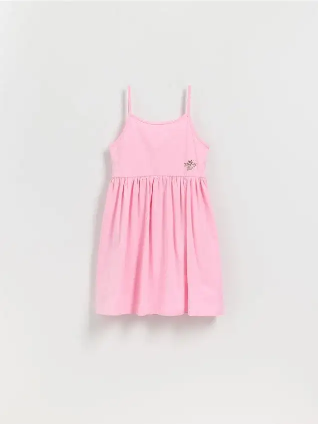 Vestito con spalline Colore rosa