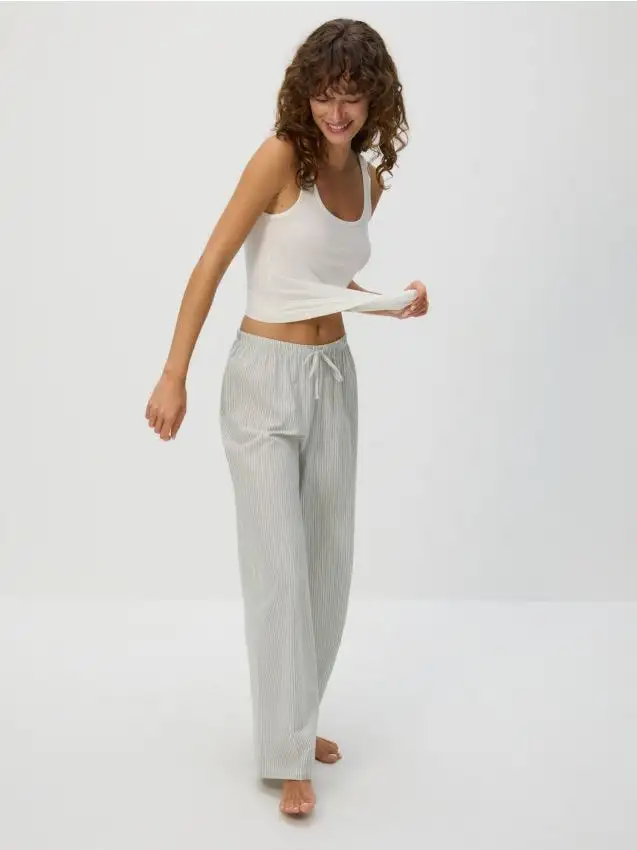 Pantaloni del pigiama Colore verde polveroso