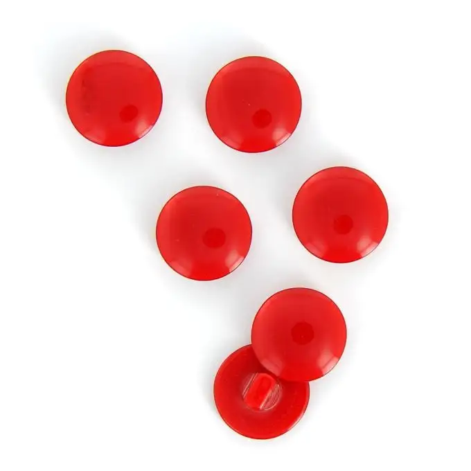 bottoni a coda rossa 16 mm