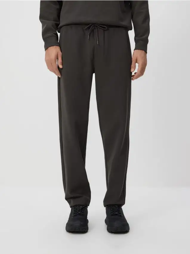 Pantaloni jogger straight Colore grigio scuro