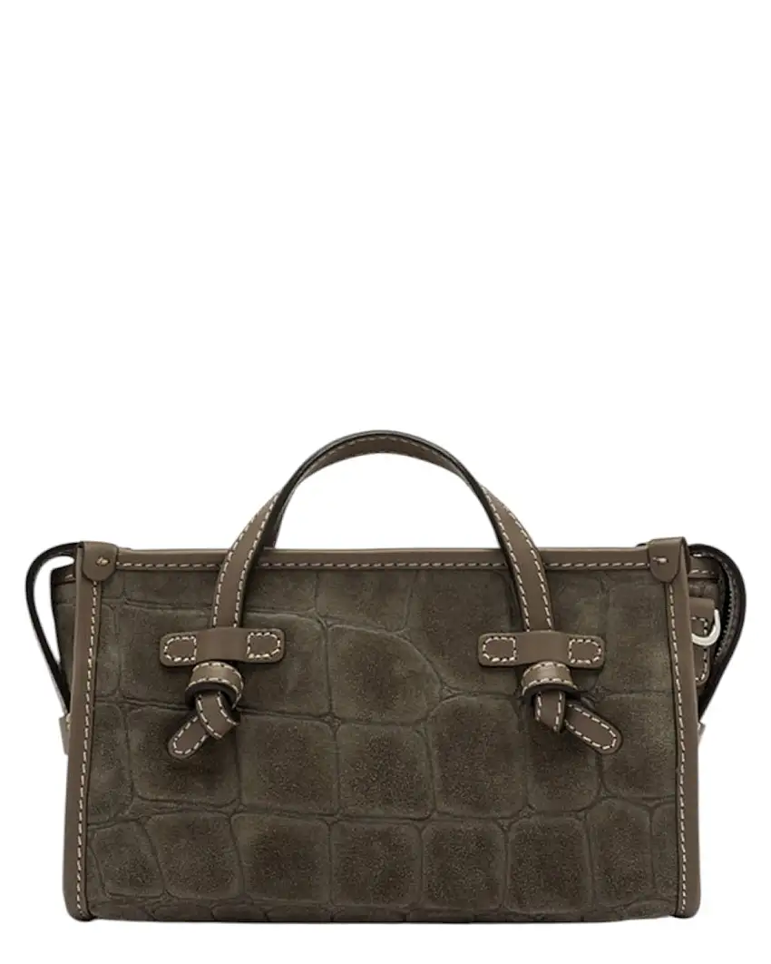 Borsa Marcella Joy Gianni Chiarini in pelle scamosciata cocco – Elegante e compatta