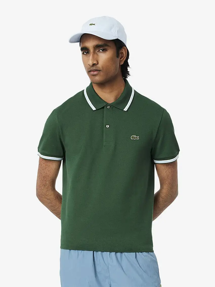 LACOSTE Men's T-Shirt and Polo PH9875 132 Green