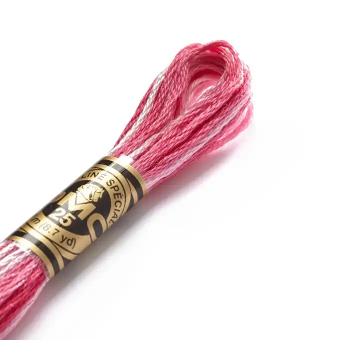 Filato mouliné per ricamo - Tonalità rosa-viola - COL 48