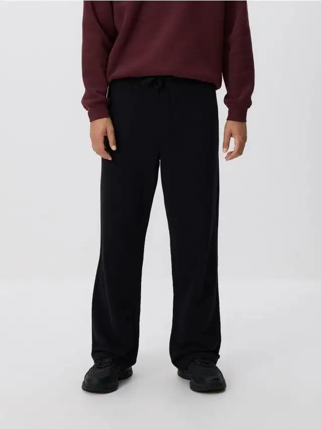 Pantaloni da tuta in misto cotone Colore nero