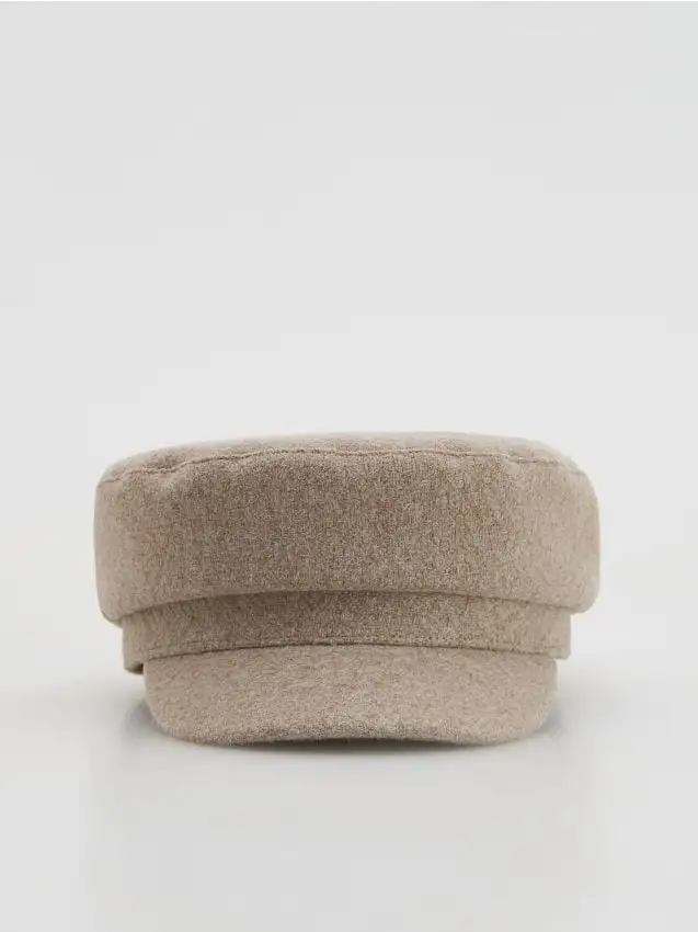 LADIES` PEAKED CAP Colore talpa