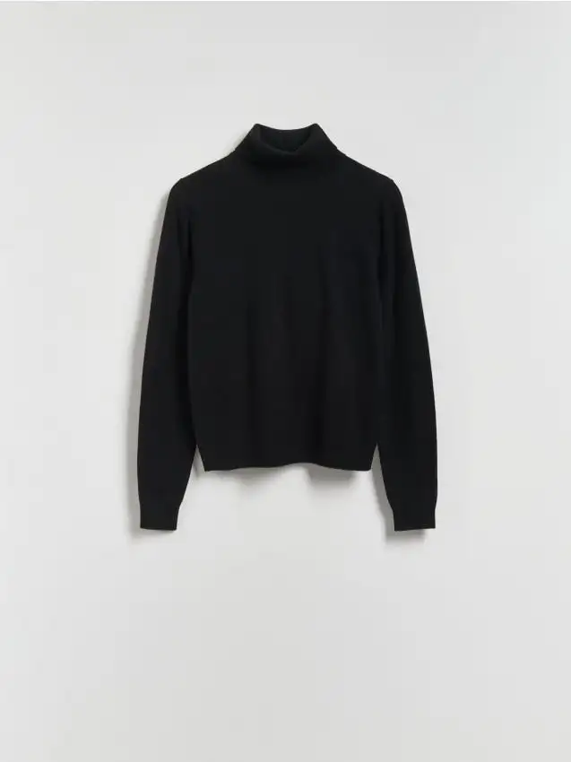 Dolcevita in lana Colore nero