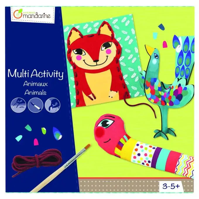 Cofanetto multiattività animali